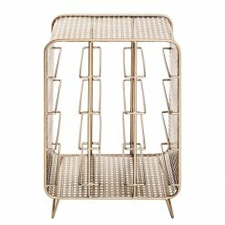 Red Living Weinregal Massillon - Metall - Gold -WOHNZIMMERMÖBEL Verkäufe 1000227241 201006 13141600050 DETAILS P000000001000227241