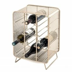 Red Living Weinregal Massillon - Metall - Gold -WOHNZIMMERMÖBEL Verkäufe 1000227241 201006 13141800051 DETAILS P000000001000227241