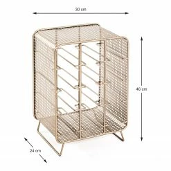 Red Living Weinregal Massillon - Metall - Gold -WOHNZIMMERMÖBEL Verkäufe 1000227241 201006 13141900052 SKETCH DETAILS P000000001000227241 sketch