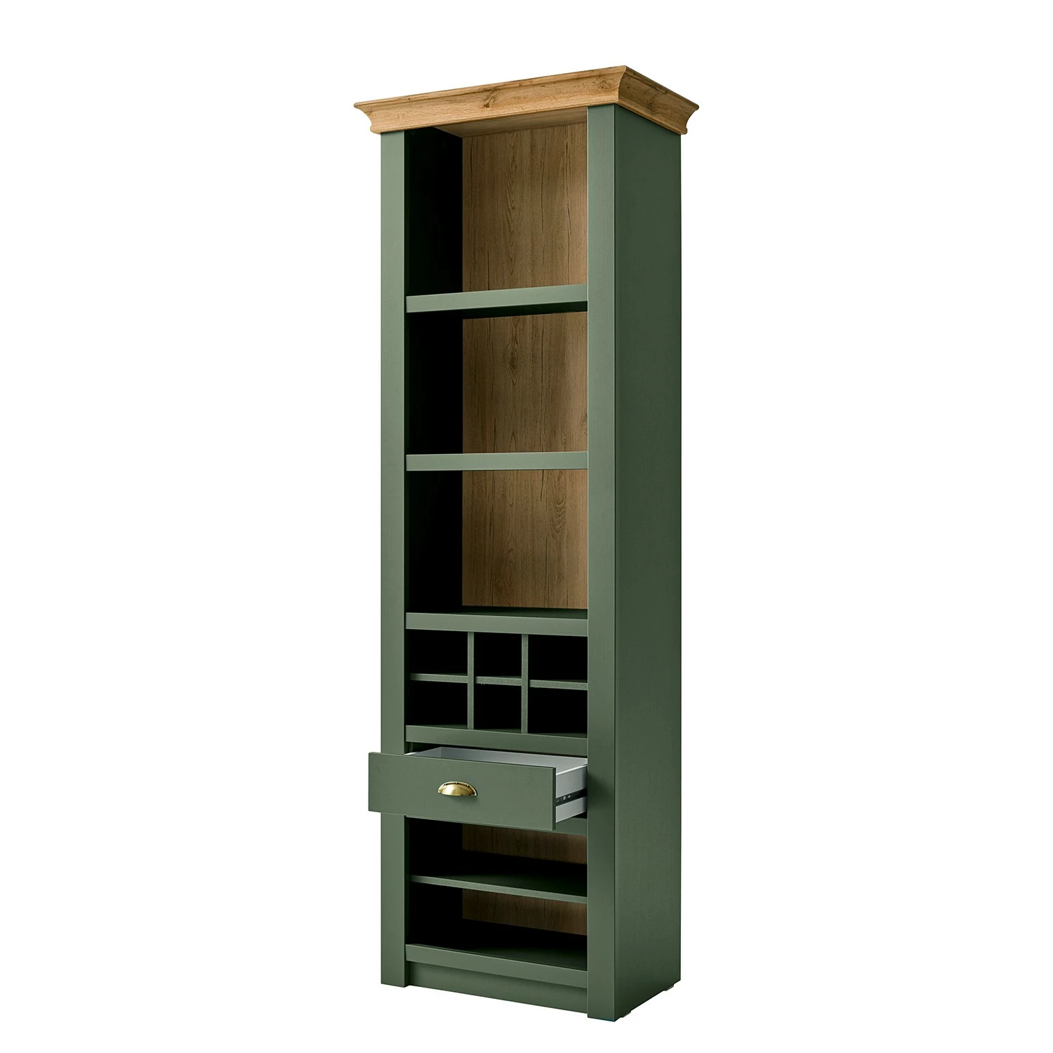 Norrwood Regal Cardet I - Moosgrün / Eiche Wotan Dekor 6 Norrwood Regal Cardet I - Moosgrün / Eiche Wotan Dekor – Bild 6