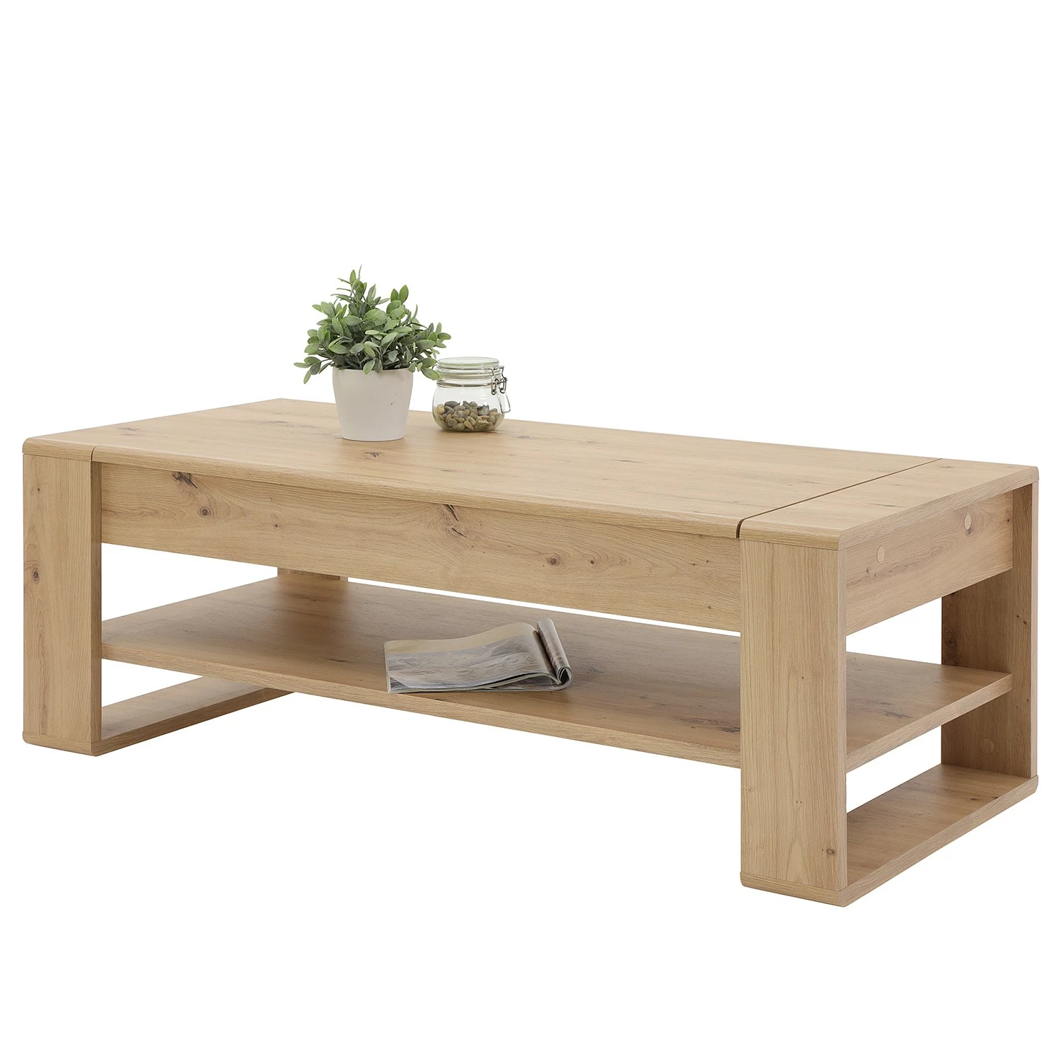 Loftscape Couchtisch Bassum - Eiche Artisan Dekor 1 Loftscape Couchtisch Bassum - Eiche Artisan Dekor