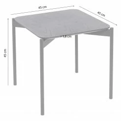 Red Living Beistelltisch Oakton - Echtholzfurnier / Metall - Eiche -WOHNZIMMERMÖBEL Verkäufe 1000228598 201022 13494300046 SKETCH DETAILS P000000001000228598 sketch