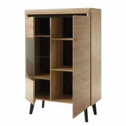 Loftscape Highboard Tornac I - Eiche Artisan Dekor / Schwarz -WOHNZIMMERMÖBEL Verkäufe 1000228630 201028 06303000022 DETAILS P000000001000228630