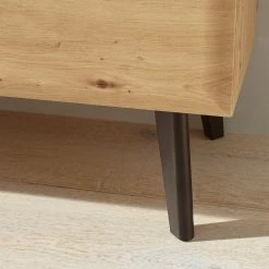 Loftscape Standvitrine Tornac - Eiche Artisan Dekor / Schwarz -WOHNZIMMERMÖBEL Verkäufe 1000228642 201028 06325400073 DETAILS P000000001000228642