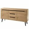 Loftscape Sideboard Tornac - Eiche Artisan Dekor / Schwarz