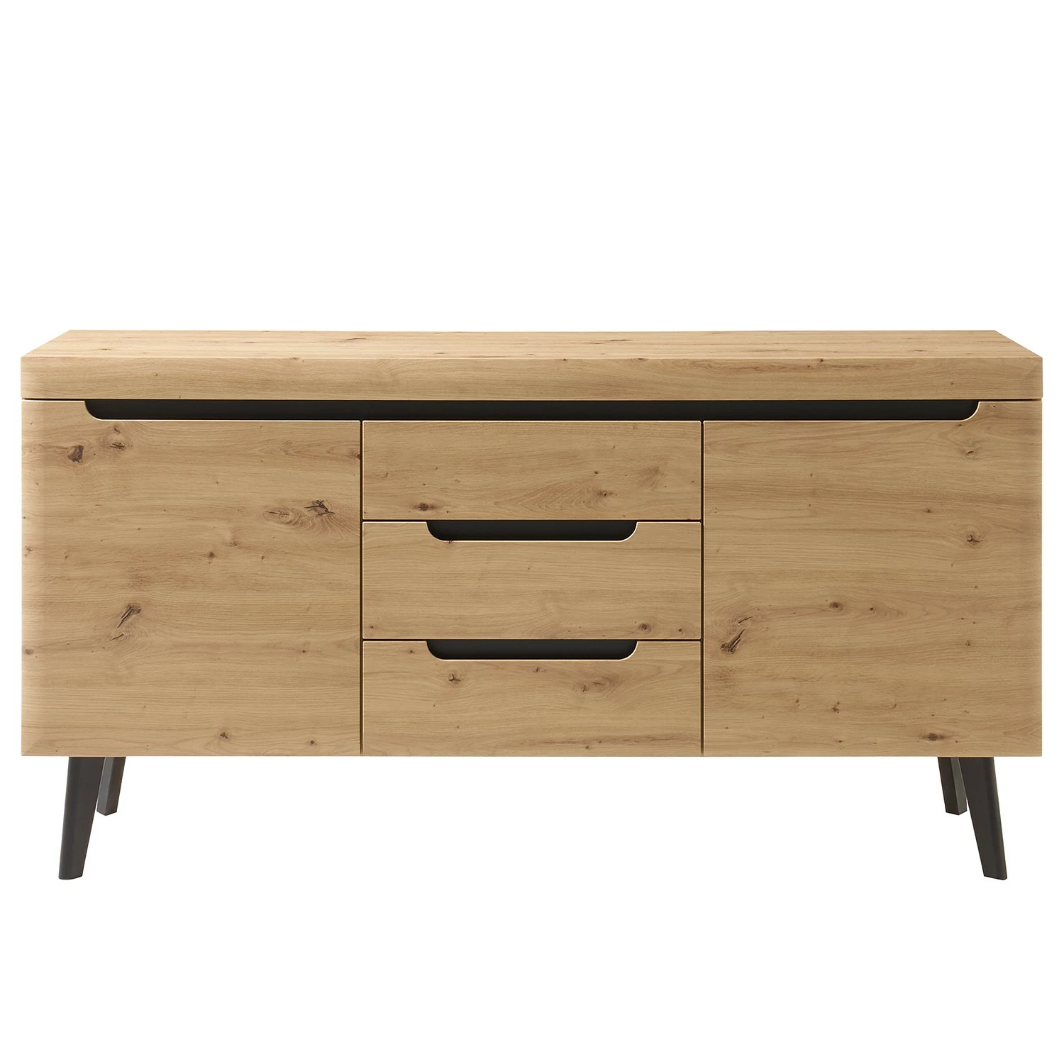Loftscape Sideboard Tornac - Eiche Artisan Dekor / Schwarz 5 Loftscape Sideboard Tornac - Eiche Artisan Dekor / Schwarz – Bild 5