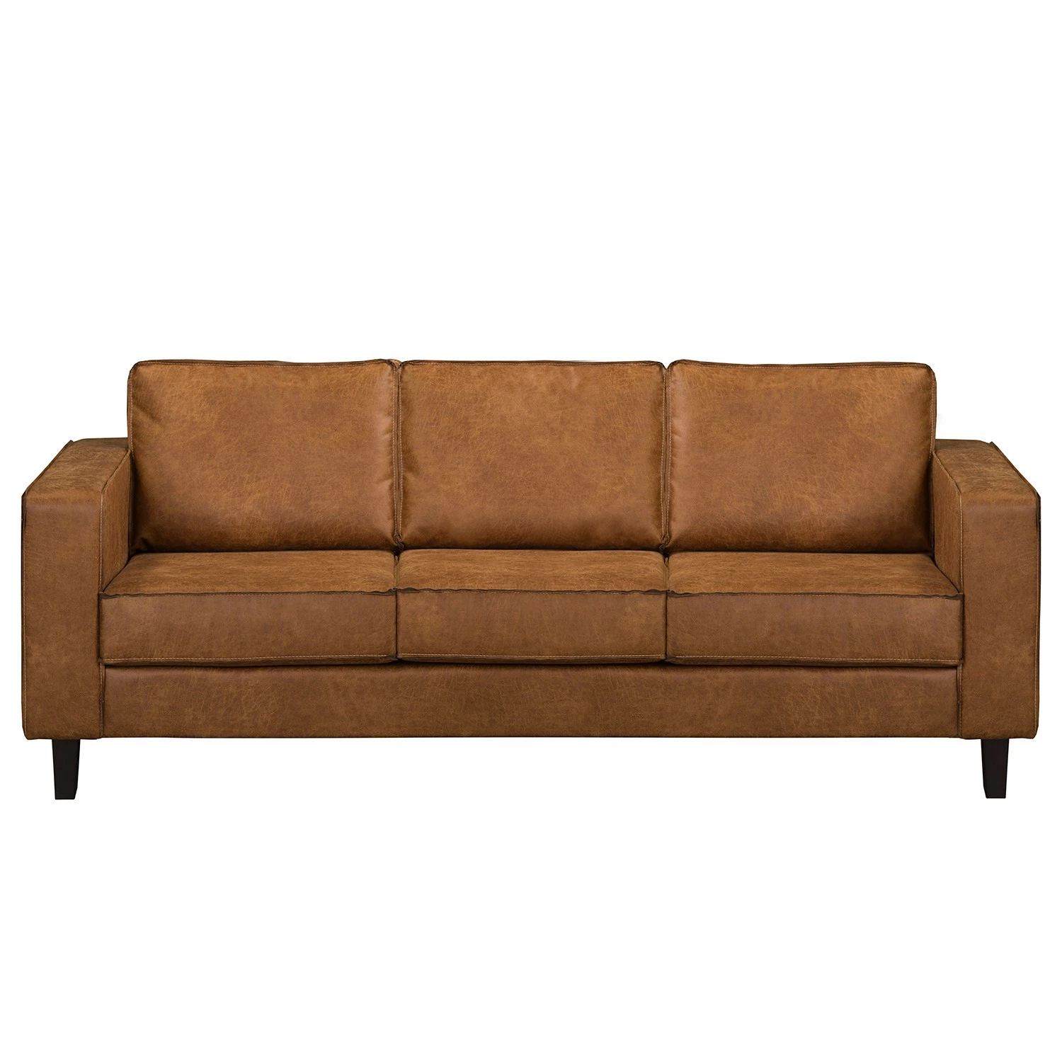 Norrwood 3-Sitzer Sofa MAISON - Mischgewebe Xia: Cognac - Ohne Schlaffunktion 2 Norrwood 3-Sitzer Sofa MAISON - Mischgewebe Xia: Cognac - Ohne Schlaffunktion – Bild 2