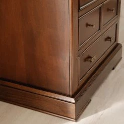 Ridgevalley Standvitrine Brieux - Tulpenbaum teilmassiv - Tulpenbaum Antik -WOHNZIMMERMÖBEL Verkäufe 1000230613 201113 12531500041 DETAILS P000000001000230613