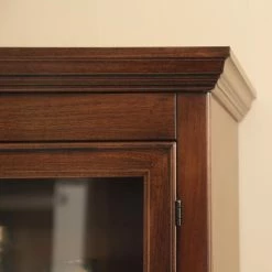 Ridgevalley Standvitrine Brieux - Tulpenbaum teilmassiv - Tulpenbaum Antik -WOHNZIMMERMÖBEL Verkäufe 1000230613 201113 12531800045 DETAILS P000000001000230613