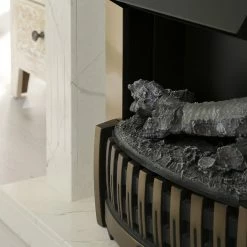 Loftscape Elektrokamin Boyne - Marmor Weiß Dekor -WOHNZIMMERMÖBEL Verkäufe 1000230615 201113 12534400070 DETAILS P000000001000230615