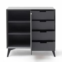 Loftscape Kommode Nevez I - Weiß / Grau -WOHNZIMMERMÖBEL Verkäufe 1000230757 201113 13090900059 DETAILS P000000001000230757