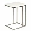 Loftscape Beistelltisch Yebles - Weiß / Silber