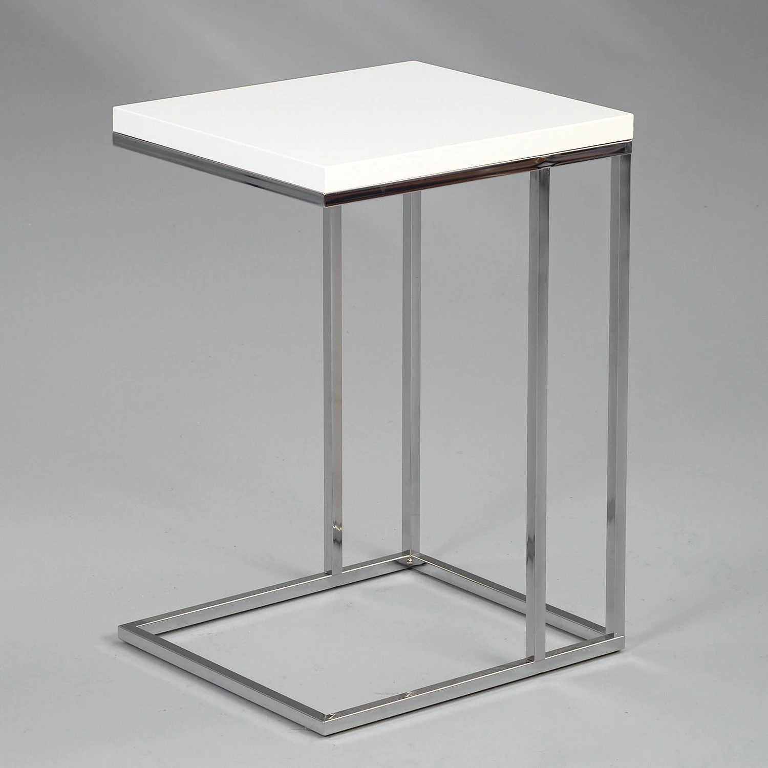 Loftscape Beistelltisch Yebles - Weiß / Silber 4 Loftscape Beistelltisch Yebles - Weiß / Silber – Bild 4