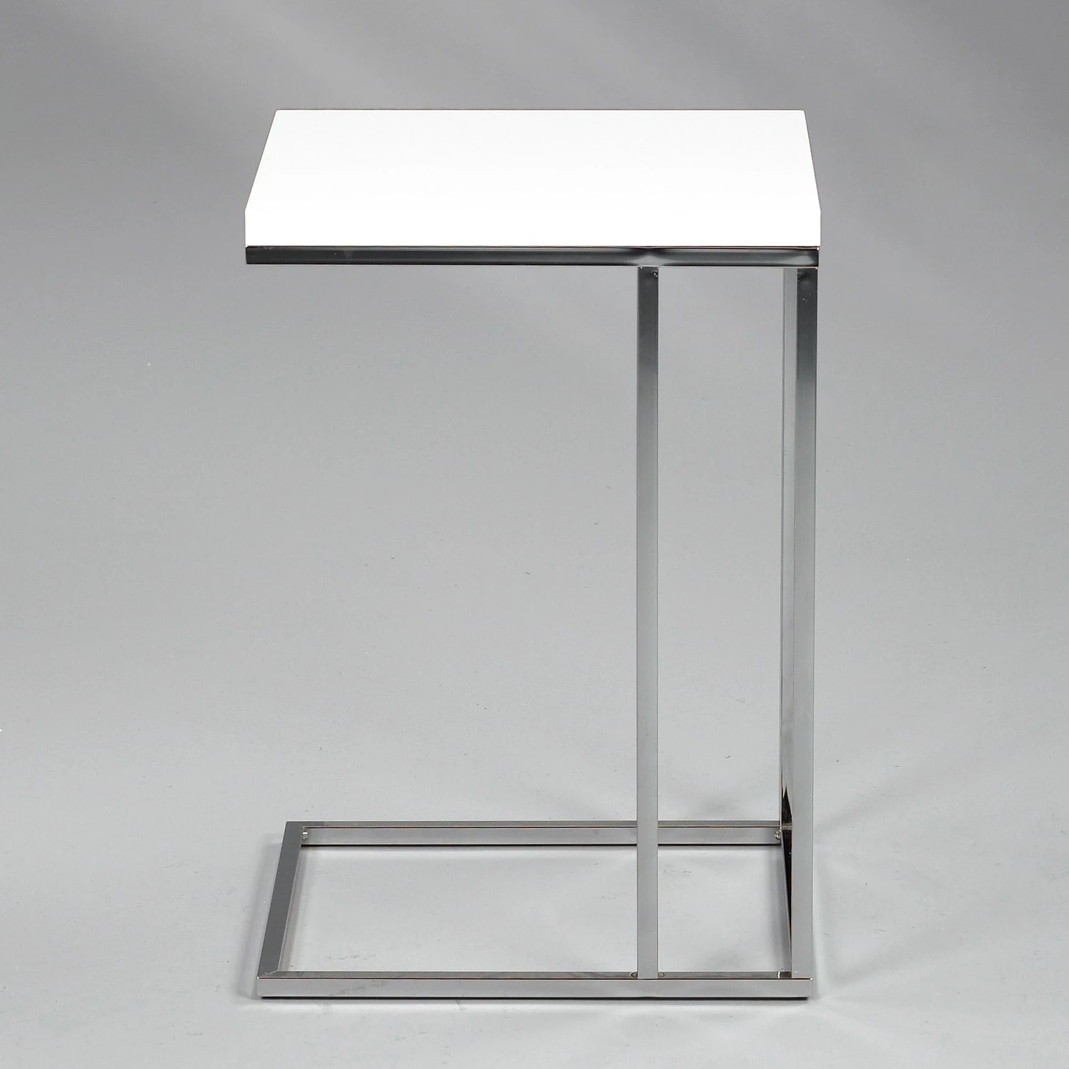 Loftscape Beistelltisch Yebles - Weiß / Silber 5 Loftscape Beistelltisch Yebles - Weiß / Silber – Bild 5