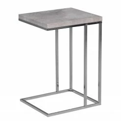 Loftscape Beistelltisch Tuffe - Beton Dekor / Silber