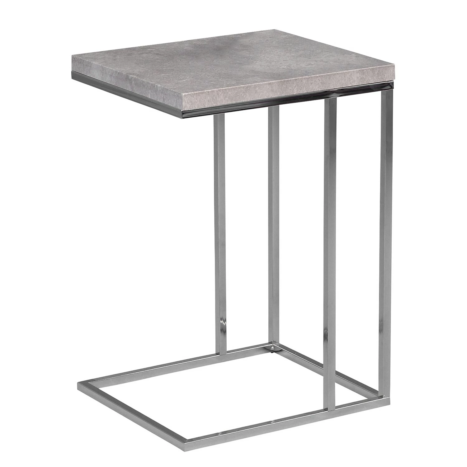 Loftscape Beistelltisch Tuffe - Beton Dekor / Silber 1 Loftscape Beistelltisch Tuffe - Beton Dekor / Silber