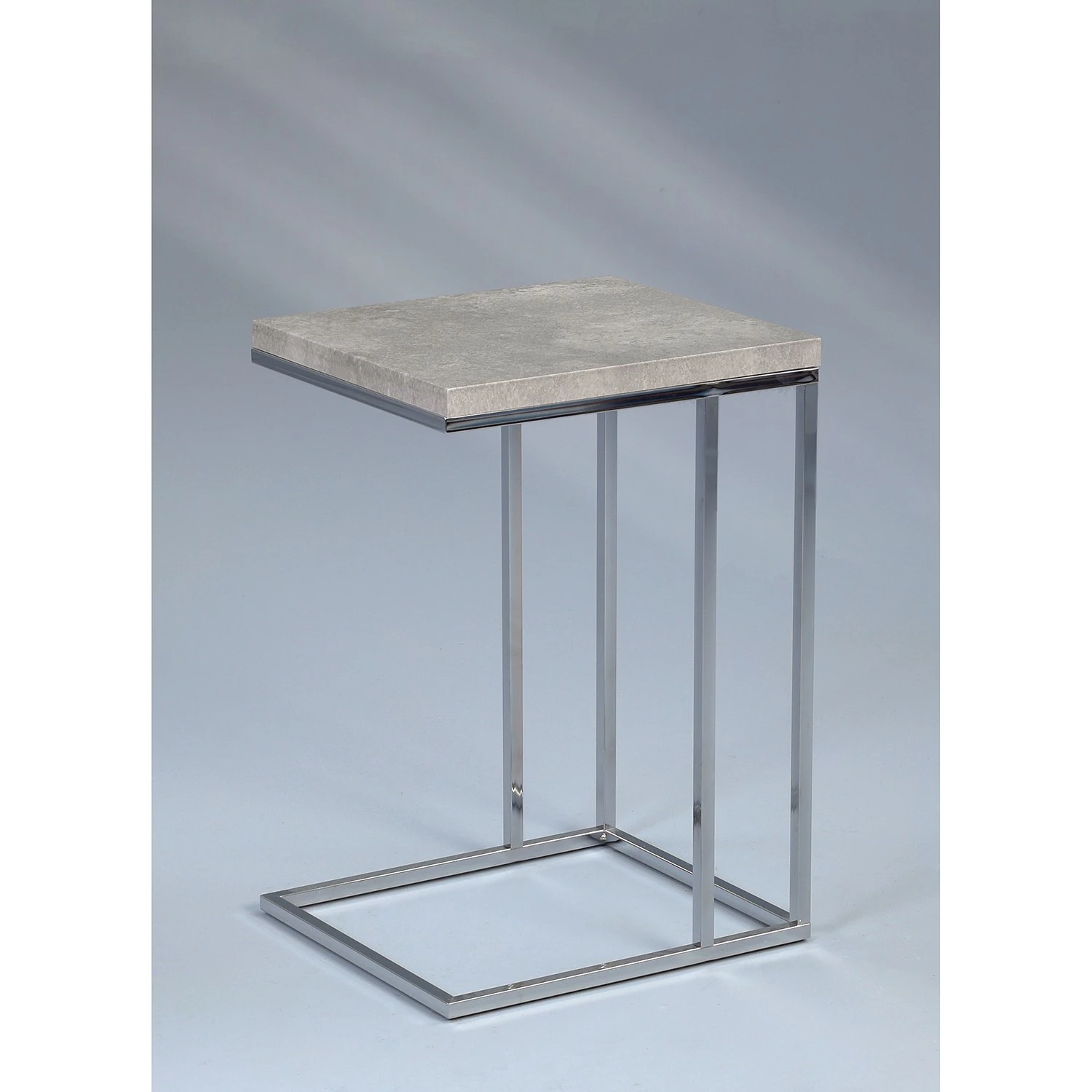 Loftscape Beistelltisch Tuffe - Beton Dekor / Silber 4 Loftscape Beistelltisch Tuffe - Beton Dekor / Silber – Bild 4