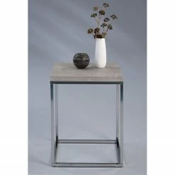 Loftscape Beistelltisch Sewen - Beton Dekor / Silber -WOHNZIMMERMÖBEL Verkäufe 1000231189 210108 11251500011 MOOD DETAILS P000000001000231189 mood