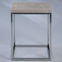 Loftscape Beistelltisch Sewen - Beton Dekor / Silber -WOHNZIMMERMÖBEL Verkäufe 1000231189 210108 11251700012 MOOD DETAILS P000000001000231189 mood