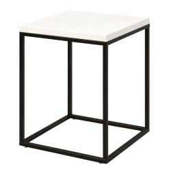 Loftscape Beistelltisch Sirod - Weiß / Schwarz