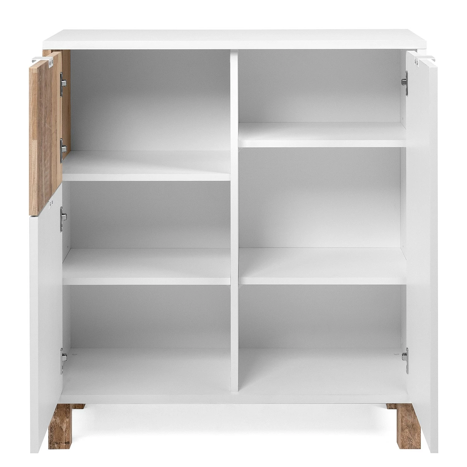 Loftscape Kommode Mayac I - Weiß / Altholz Dekor 5 Loftscape Kommode Mayac I - Weiß / Altholz Dekor – Bild 5