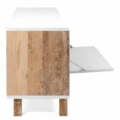 Loftscape TV-Lowboard Mayac - Weiß / Altholz Dekor -WOHNZIMMERMÖBEL Verkäufe 1000231349 201208 11123500013 DETAILS P000000001000231349