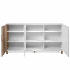 Loftscape Sideboard Mayac I - Weiß / Altholz Dekor -WOHNZIMMERMÖBEL Verkäufe 1000231352 201208 11133200039 DETAILS P000000001000231352