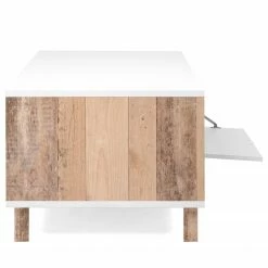 Loftscape Couchtisch Mayac - Weiß / Altholz Dekor -WOHNZIMMERMÖBEL Verkäufe 1000231362 201208 11135900054 DETAILS P000000001000231362