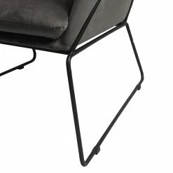 Ars manufacti Sessel Belval - Samt Ravi: Grau -WOHNZIMMERMÖBEL Verkäufe 1000231822 210205 07263800079 DETAILS P000000001000231822