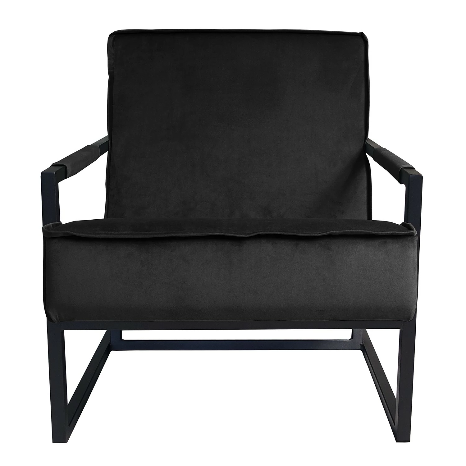 Ars manufacti Sessel Novella - Samt Ravi: Schwarz 2 Ars manufacti Sessel Novella - Samt Ravi: Schwarz – Bild 2