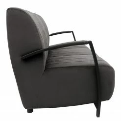 Ars manufacti Sofa Menet (3-Sitzer) - Samt - Samt Ravi: Grau -WOHNZIMMERMÖBEL Verkäufe 1000231899 210205 07460700679 DETAILS P000000001000231899