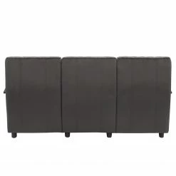 Ars manufacti Sofa Menet (3-Sitzer) - Samt - Samt Ravi: Grau -WOHNZIMMERMÖBEL Verkäufe 1000231899 210205 07460900680 DETAILS P000000001000231899