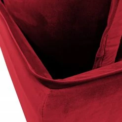 Ars manufacti Sofa Danze (3-Sitzer) - Samt - Samt Ravi: Rot -WOHNZIMMERMÖBEL Verkäufe 1000231926 210205 07551100935 DETAILS P000000001000231926