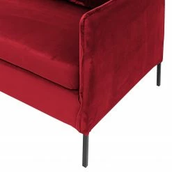 Ars manufacti Sofa Danze (3-Sitzer) - Samt - Samt Ravi: Rot -WOHNZIMMERMÖBEL Verkäufe 1000231926 210205 07551500937 DETAILS P000000001000231926