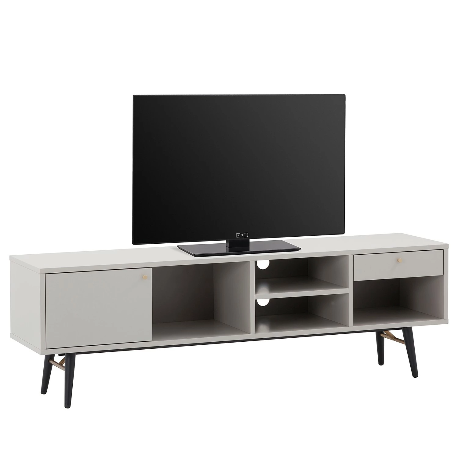 Studio Copenhagen TV-Lowboard Naselle - Hellgrau 1 Studio Copenhagen TV-Lowboard Naselle - Hellgrau