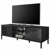 LC Spa TV-Lowboard Mango - Marmor Schwarz Dekor