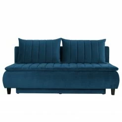 Jack & Alice Schlafsofa Cape Charles - Samt - Samt Ravi: Marineblau -WOHNZIMMERMÖBEL Verkäufe 1000235478 210210 13303500003 DETAILS P000000001000235478