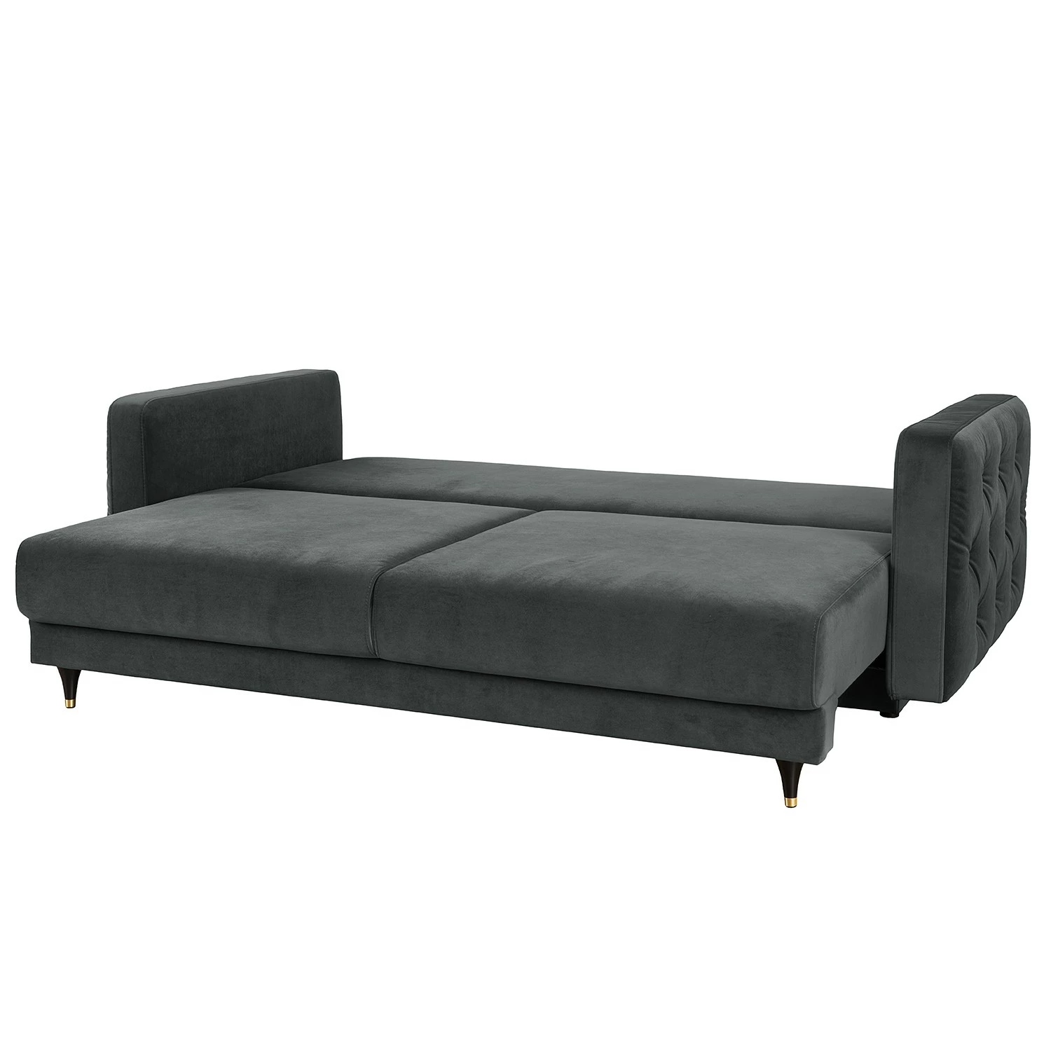 Jack & Alice Big Sofa Cape Vincent - Samt - Samt Vaia: Dunkelgrau 6 Jack & Alice Big Sofa Cape Vincent - Samt - Samt Vaia: Dunkelgrau – Bild 6