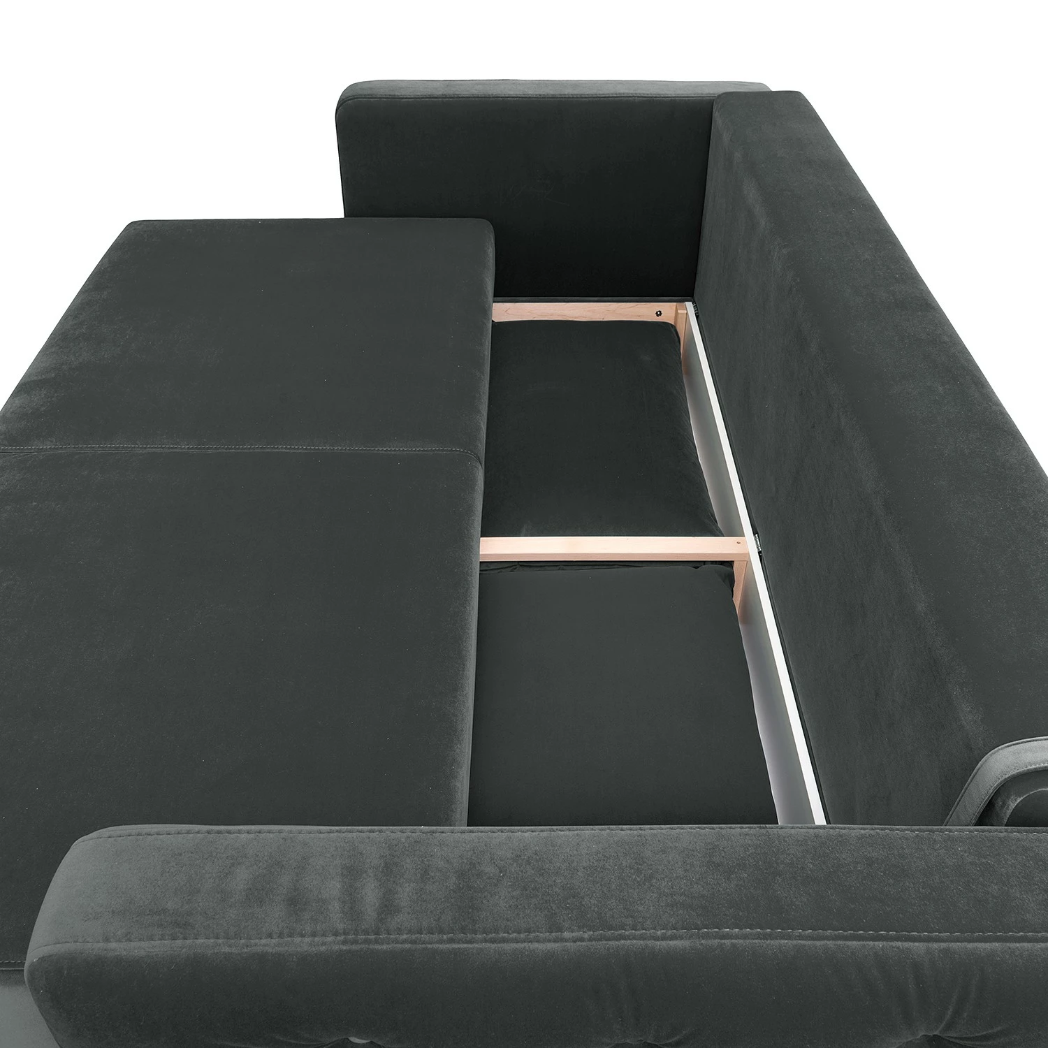 Jack & Alice Big Sofa Cape Vincent - Samt - Samt Vaia: Dunkelgrau 7 Jack & Alice Big Sofa Cape Vincent - Samt - Samt Vaia: Dunkelgrau – Bild 7