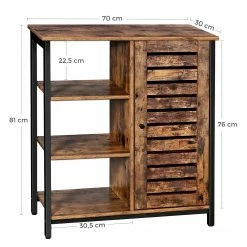 Red Living Kommode Condover V - Braun / Schwarz -WOHNZIMMERMÖBEL Verkäufe 1000235675 201210 06190100064 SKETCH DETAILS P000000001000235675 sketch