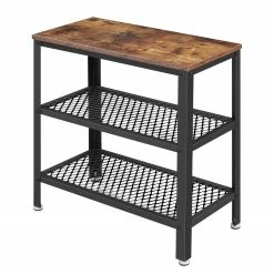 Red Living Beistelltisch Morristown I - Metall - Braun / Schwarz