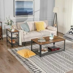 Red Living Beistelltisch Morristown I - Metall - Braun / Schwarz -WOHNZIMMERMÖBEL Verkäufe 1000235680 201210 06202000103 MOOD DETAILS P000000001000235680 mood