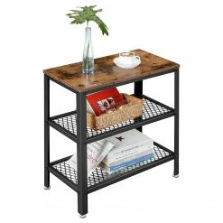 Red Living Beistelltisch Morristown I - Metall - Braun / Schwarz -WOHNZIMMERMÖBEL Verkäufe 1000235680 201210 06202400105 DETAILS P000000001000235680