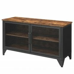 Red Living TV-Lowboard Thenon - Schwarz / Braun -WOHNZIMMERMÖBEL Verkäufe 1000235687 210608 11125400022 DETAILS P000000001000235687