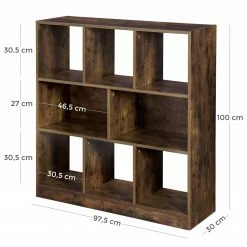 Regal Lunel II - Eiche Rustikal Dekor 9 Regal Lunel II - Eiche Rustikal Dekor -WOHNZIMMERMÖBEL Verkäufe 1000235721 210118 06424900167 SKETCH DETAILS P000000001000235721 sketch