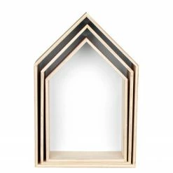 Naturoo Wandregal Cusset II (3er-Set) - Paulownia massiv - Paulownia / Weiß -WOHNZIMMERMÖBEL Verkäufe 1000235938 210819 08381300006 DETAILS P000000001000235938