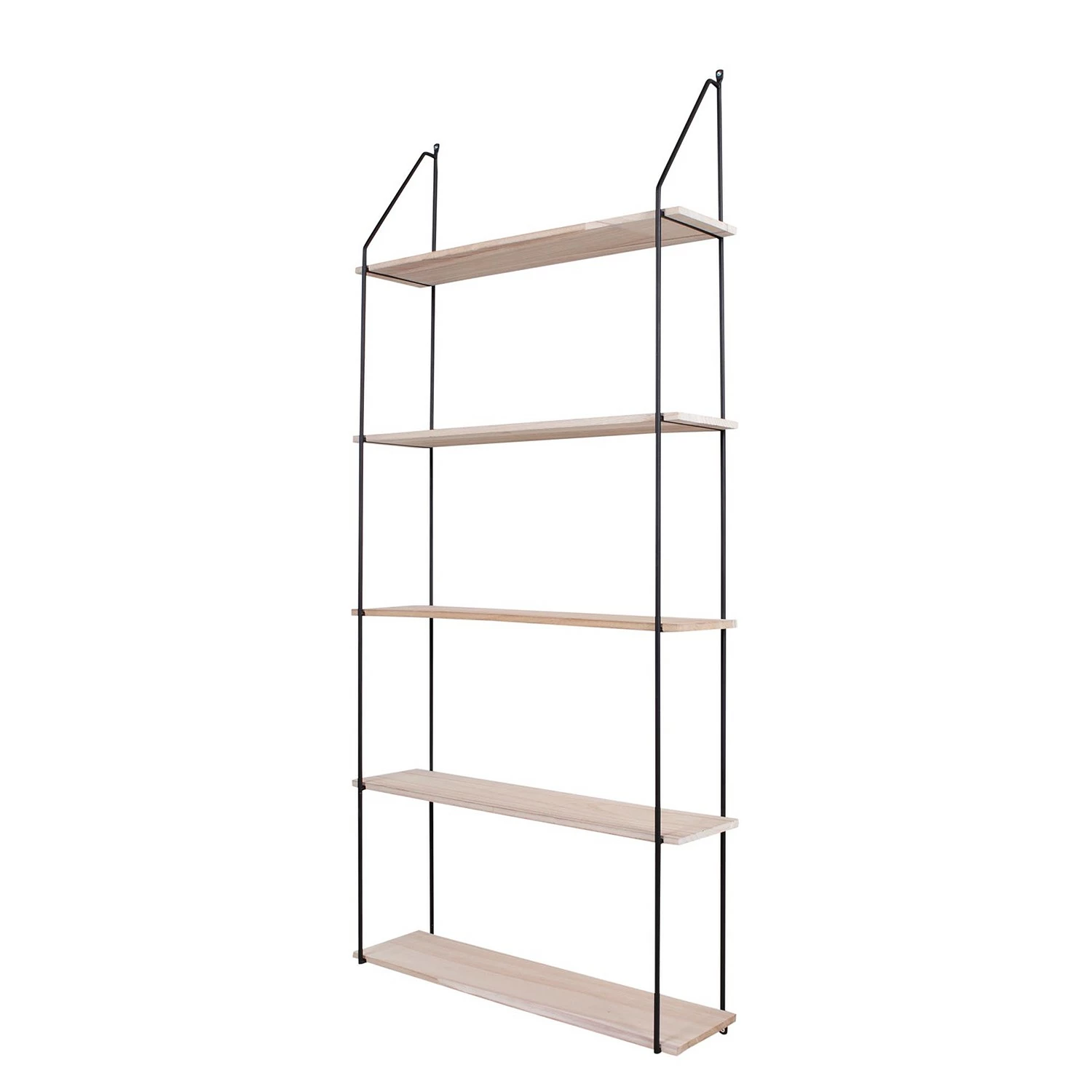 Norrwood Wandregal Carmaux - Paulownia massiv / Metall - Paulownia / Schwarz 1 Norrwood Wandregal Carmaux - Paulownia massiv / Metall - Paulownia / Schwarz