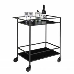 Red Living Servierwagen Arette - Metall - Schwarz -WOHNZIMMERMÖBEL Verkäufe 1000235944 201223 12280300077 DETAILS P000000001000235944