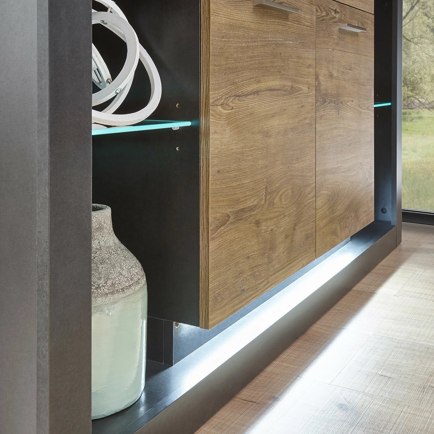 Red Living Sideboard Talence II - Kastanie Dekor / Grau 6 Red Living Sideboard Talence II - Kastanie Dekor / Grau – Bild 6