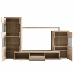 Loftscape Wohnwand Vierzon (4-teilig) - Eiche Sonoma Dekor -WOHNZIMMERMÖBEL Verkäufe 1000237339 201230 13132300034 DETAILS P000000001000237339